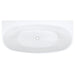 Keeto Back-To-Wall Acrylic Bath with Overflow, 1700mm