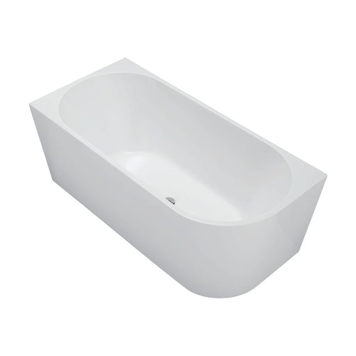 Fienza Isabella Right-Hand Acrylic Corner Bath, Gloss White, 1500mm