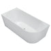 Fienza Isabella Right-Hand Acrylic Corner Bath, Gloss White, 1700mm