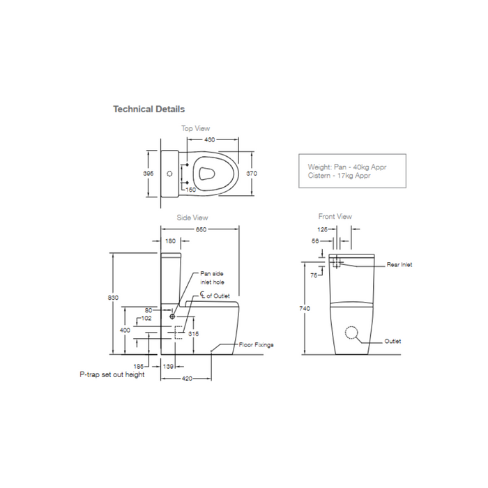 Kohler Grande Back to Wall Toilet Suite