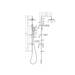 Fienza Kaya Twin Shower Chrome