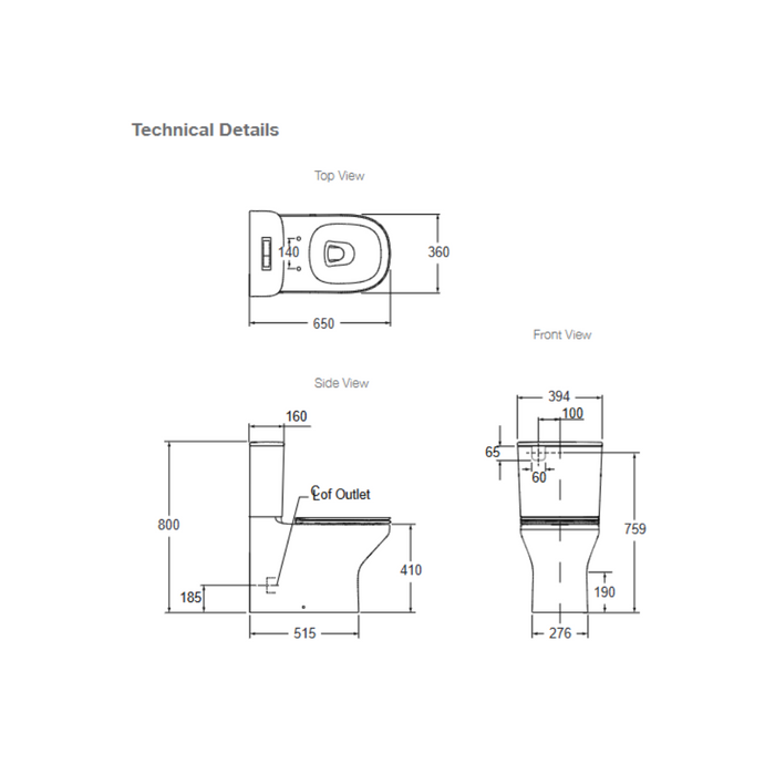 Kohler ModernLife BTW Toilet Suite With Elite Seat