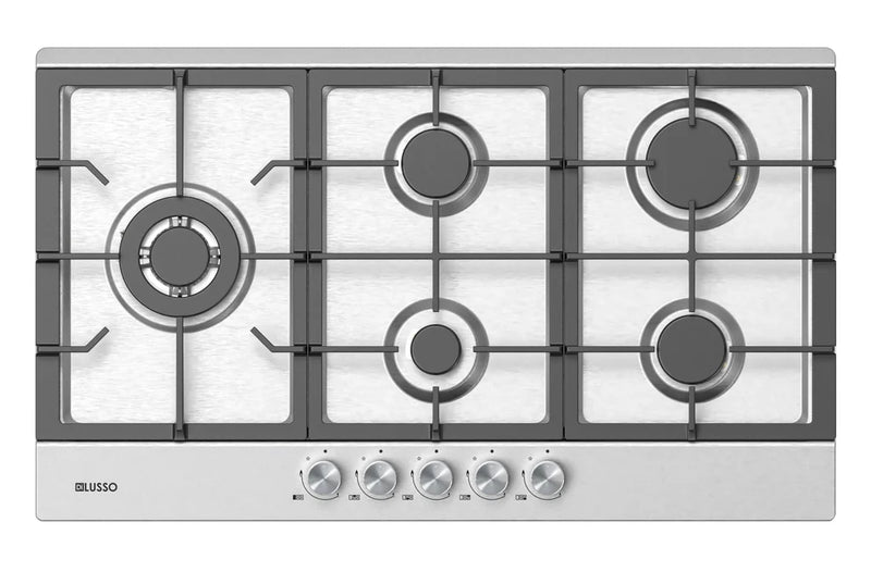 Gas Cooktop - 900MM Stainless Steel Side Wok Burner