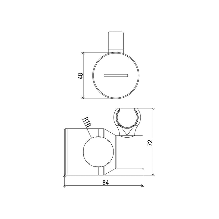 Conserv Friction Slide Handpiece Cradle 32mm