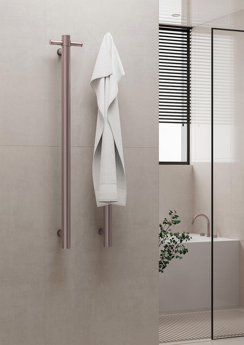 Nero Heated Vertical Towel Rail