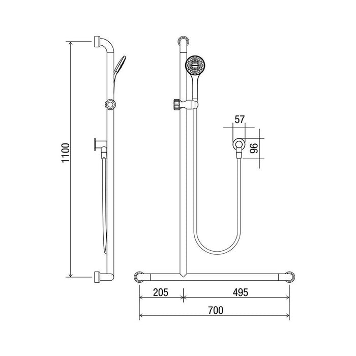 Conserv Hygienic Seal® Shower Kit 16