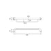 Conserv Hygienic Seal® Towel Grab Rail 