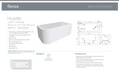 Hustle Right-Hand Multi-Fit Acrylic Bath with Overflow,