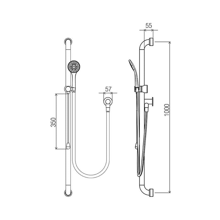 Conserv Hygienic Seal® Accessible Shower Kit 3