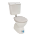 Johnson Suisse Colonial Feature S Trap Toilet Suite, White Seat