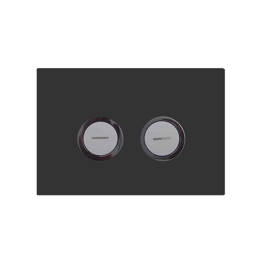 Johnsons Suisse In-wall Econoflush Air Button Flat Pneumatic Black