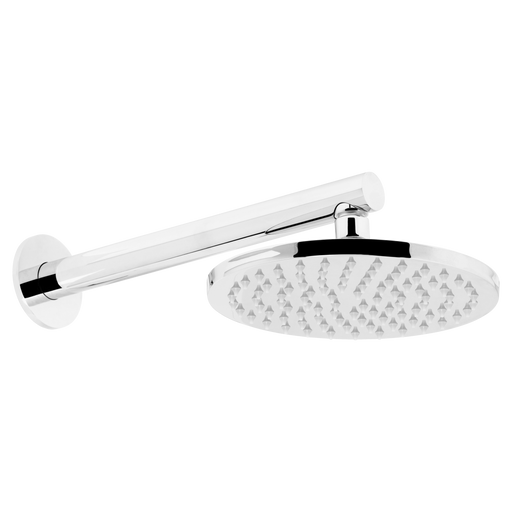 Johnsons Suisse Venezia Overhead Rain Shower With 300mm Wall Arm Chrome