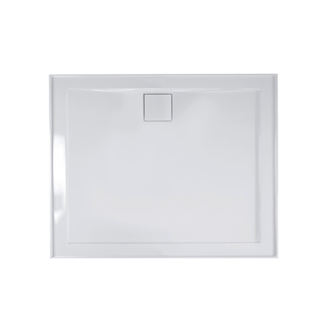 Johnson Suisse Daintree Polymarble Base 900x900 R/O Wh 4-Sided