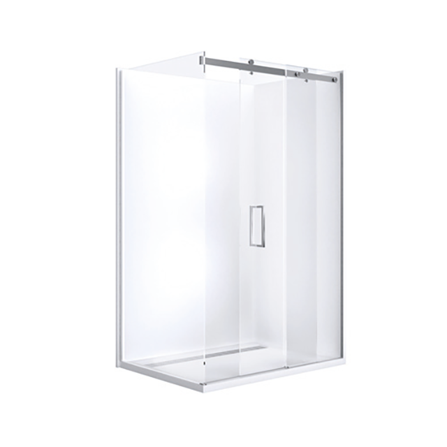 Barossa Slider Screen 1220 Door Panel Set Chrome