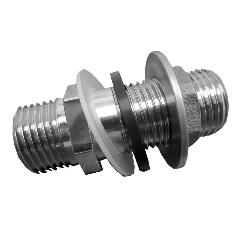 Johnson Suisse SS Water Connector ½ Inch + Washers & Nut