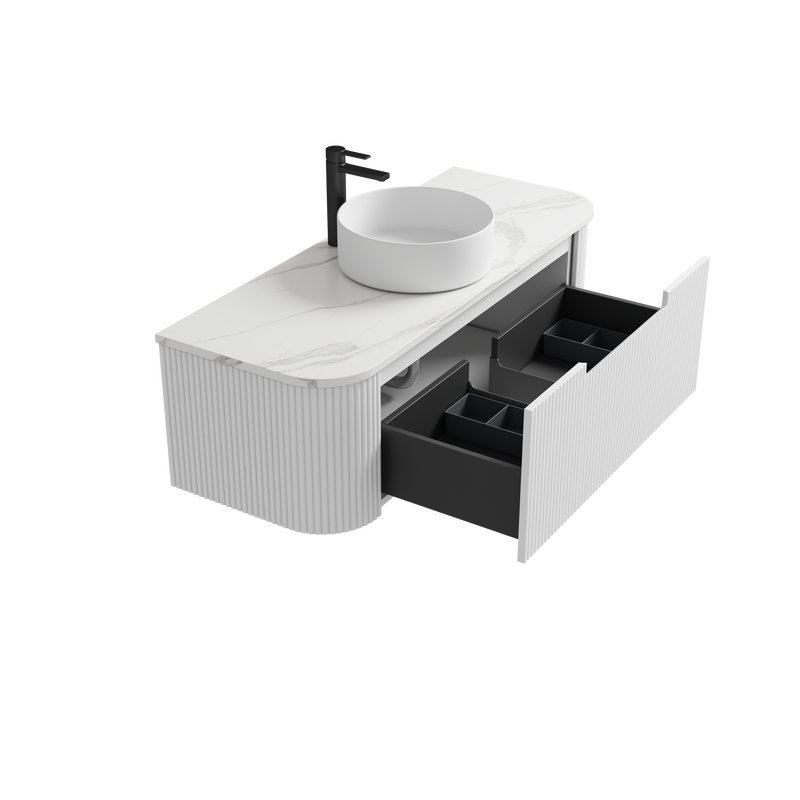 Aulic Savio Curve Finger Pull Cabinet