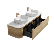 Aulic Carita Curve Finger Pull Cabinet