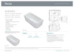 Isabella Right-Hand Acrylic Corner Bath with Overflow, Gloss White, 1500mm