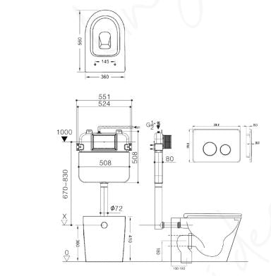 Zumi Java Floor Standing Wall Faced Pan