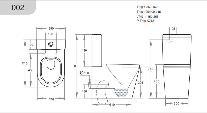 Stella Rimless KDK002R