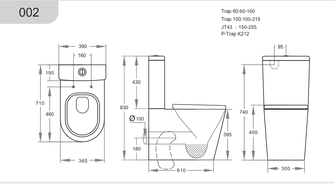 Stella Rimless KDK002R