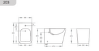 KDK203 Qubist Bidet