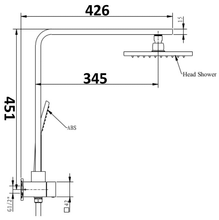 Millennium Kiato Dual Shower