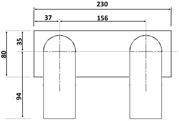 Millennium Kiato Dual Shower Mixer