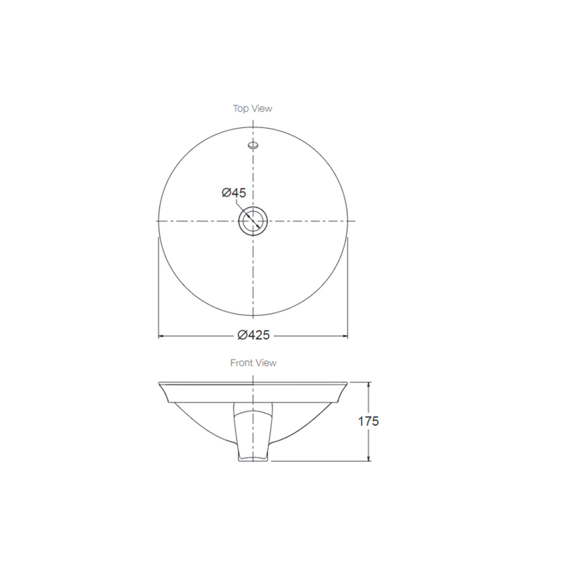 Kohler Veil Square Vessel Basin