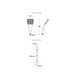 Kohler Rain Duet Shower Column w/Round Head