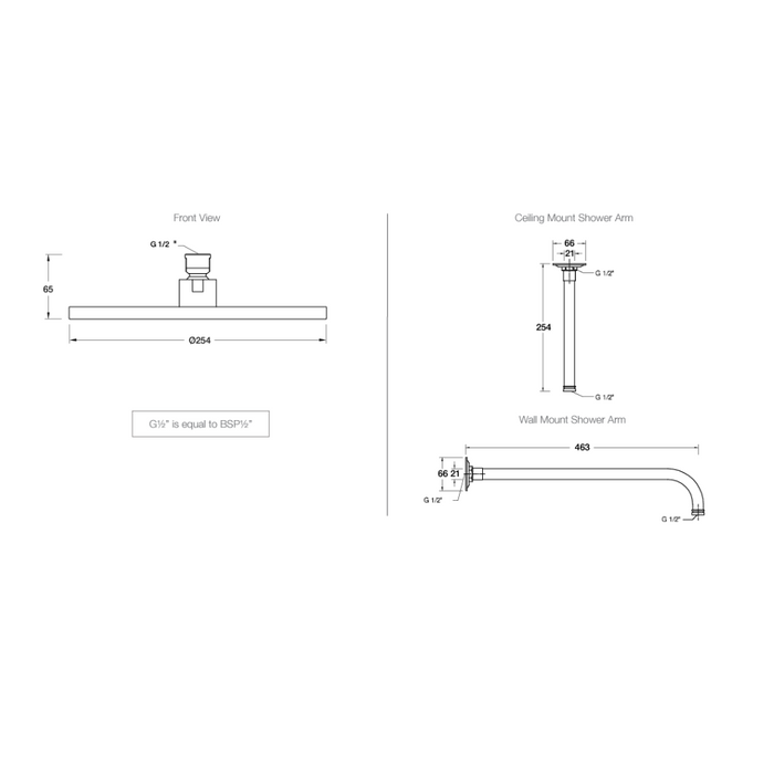 Kohler RainCan 250mm Round Shower Head