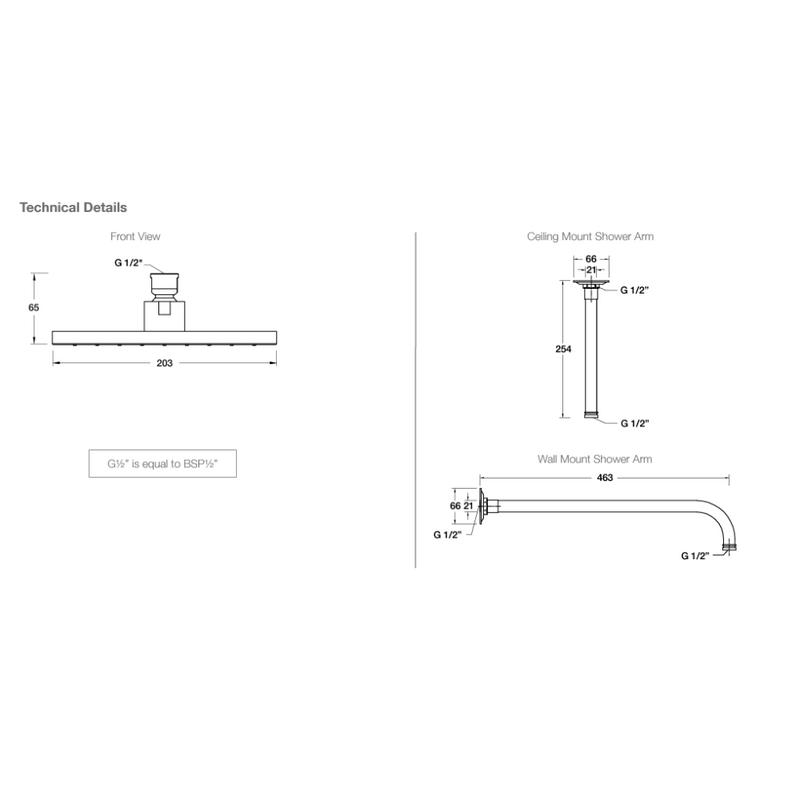 Kohler RainCan 200mm Square Shower Head