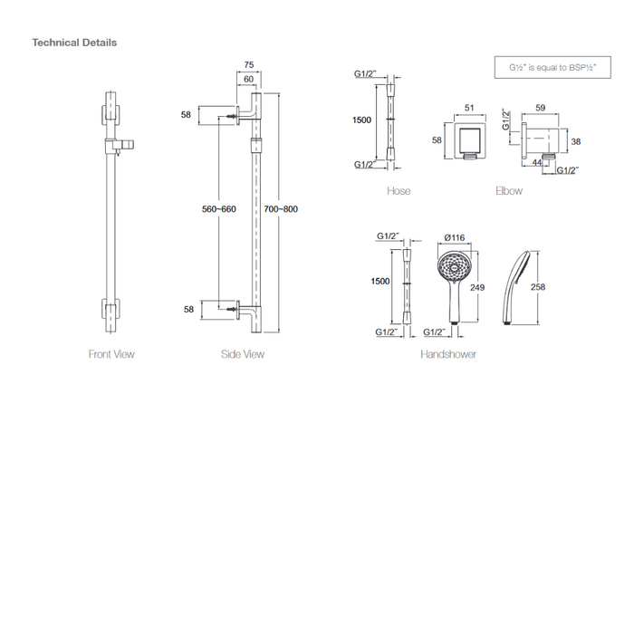 Kohler Awaken Slide Shower