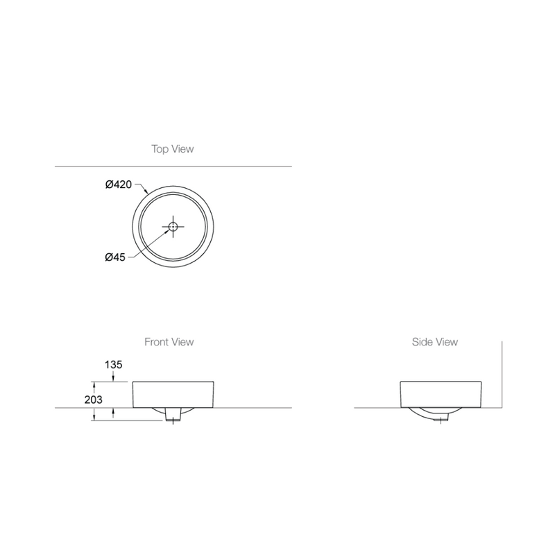 Kohler Chalice Round Vessel Basin
