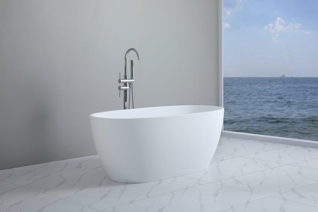 Stella Freestanding Bath Matt White 1700x810x590