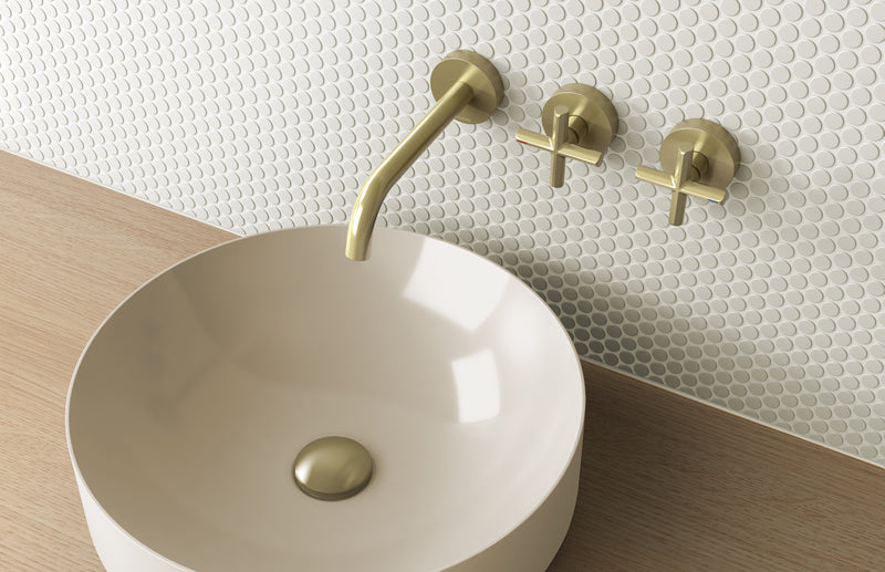 Phoenix Vivid Slimline Plus Wall Basin / Bath Hostess Set 180mm Outlet