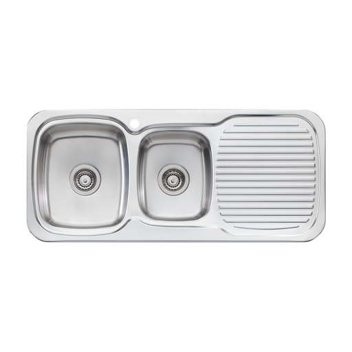 Oliveri Lakeland 1 & 3/4 Bowl Sink With Drainer