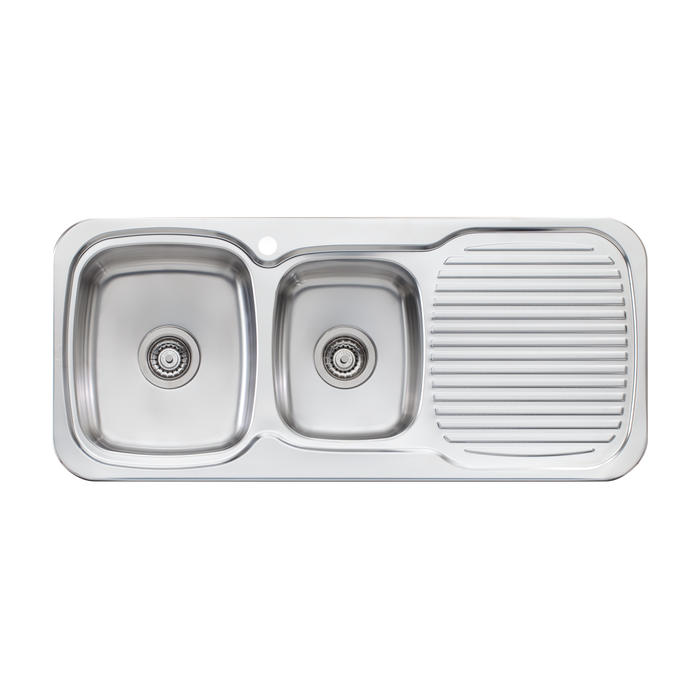 Oliveri Lakeland 1 & 3/4 Bowl Sink With Drainer