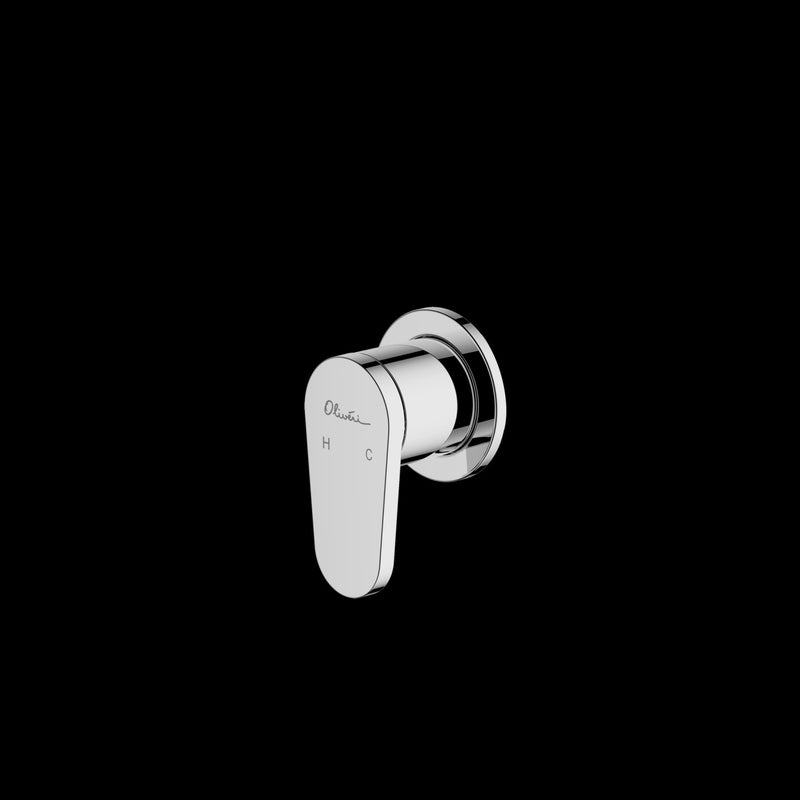 Oliveri London Chrome Wall Mixer - Trim Kit
