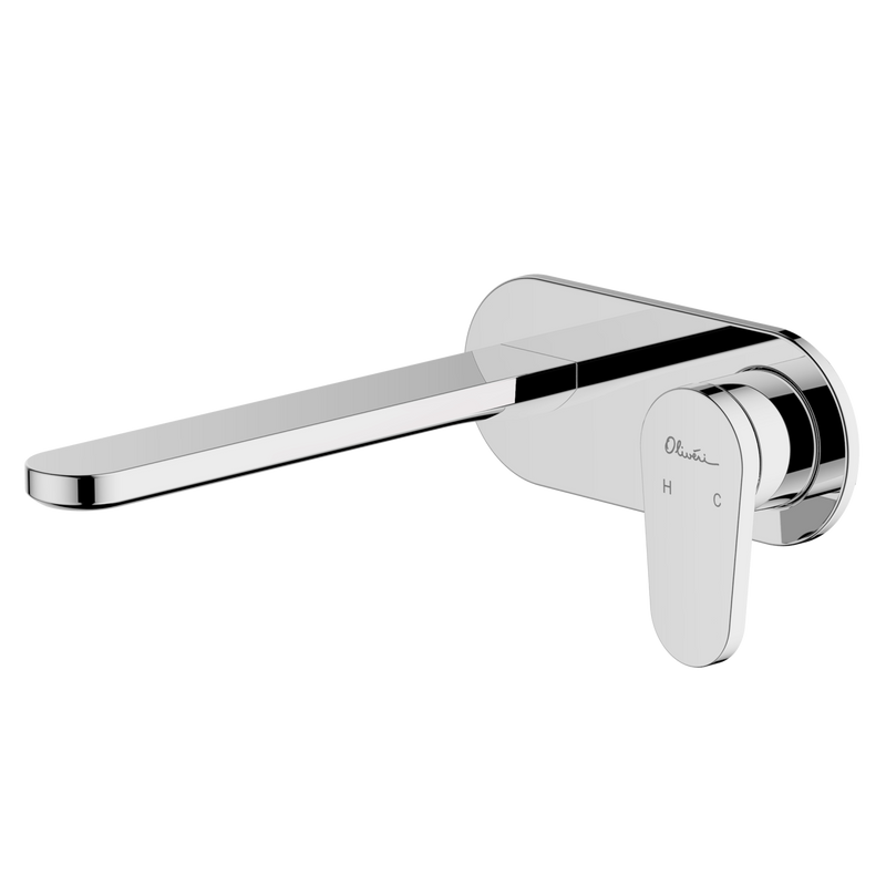 London Chrome Wall Mixer Set - Trim Kit