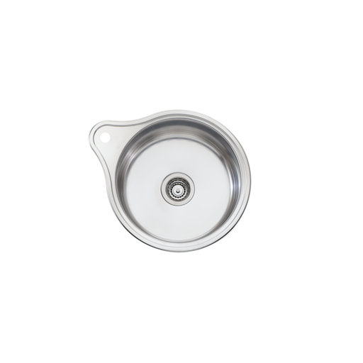 Oliveri Solitaire Round Bowl Sink With Tap Landing