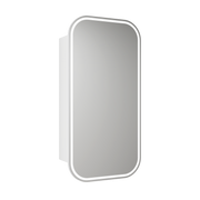 Aulic Vienna LED Matte White Shaving Cabinet matte white