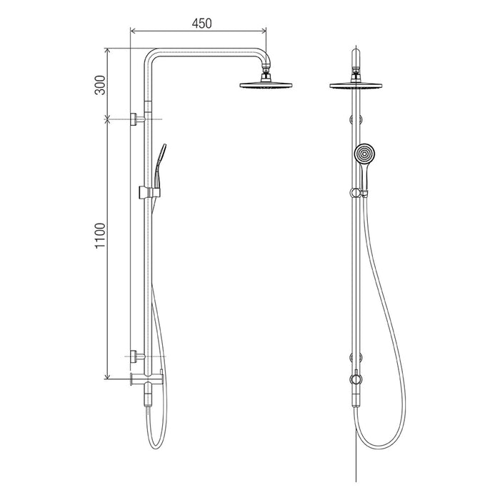 Conserv Linear Twin Waters™ - Bottom Inlet