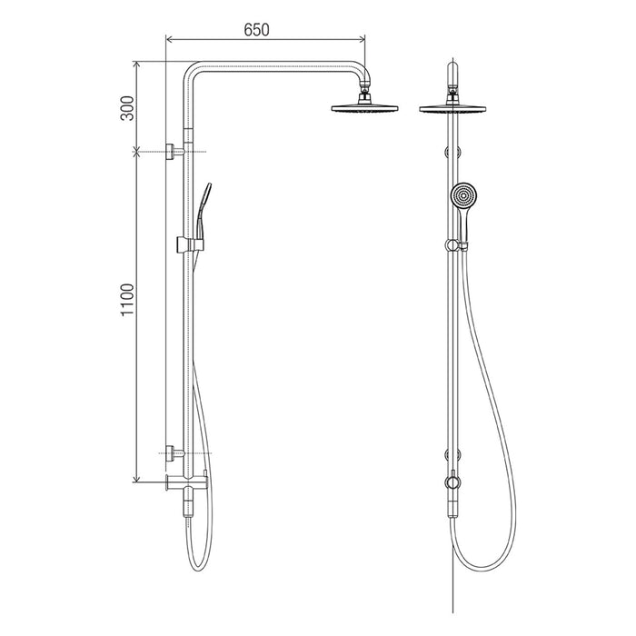 Conserv Linear Twin Waters™ - Bottom Inlet