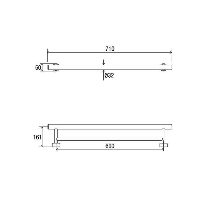 Conserv Linear Towel Grab Rail 