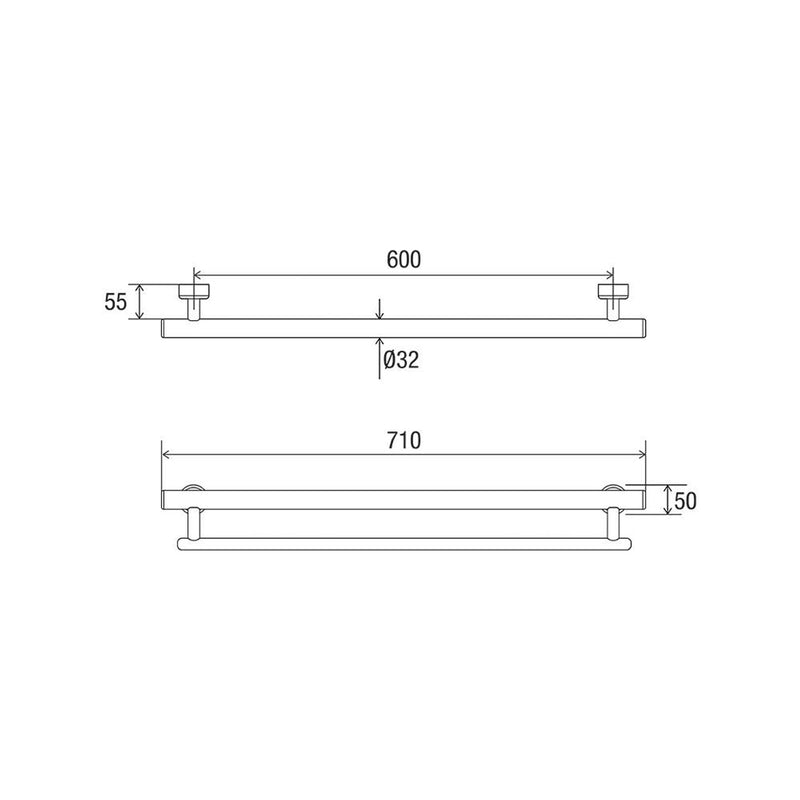 Conserv Linear Towel Grab Rail "D"
