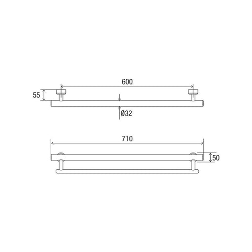 Conserv Linear Towel Grab Rail 