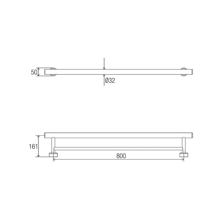 Conserv Linear Towel Grab Rail 