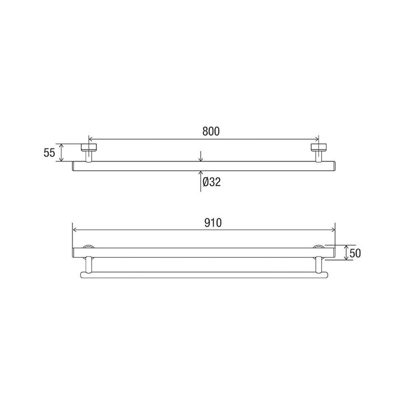 Conserv Linear Towel Grab Rail "D"