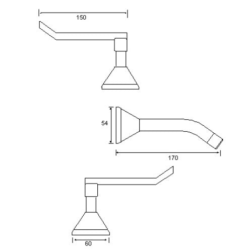 Millennium Waterfall Lever Bath Set